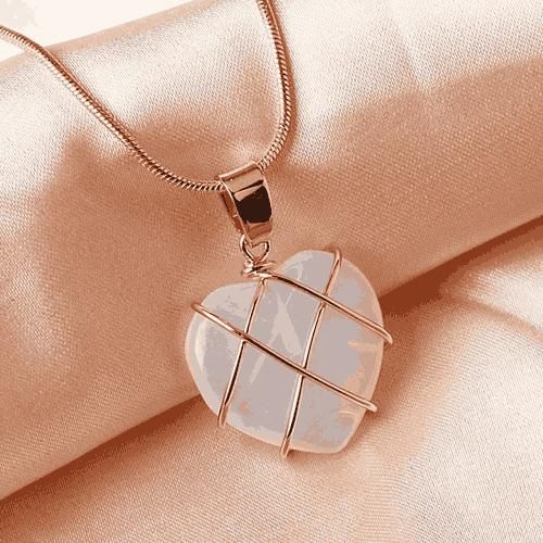 Glowing Love Heart Crystal Pendant